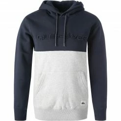 Quiksilver Hoodie EQYFT04432/BYJ0 Baumwolle, Nachtblau-grau meliert, Nachtblau-grau
