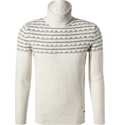CINQUE Pullover Cibruno 6032-7519/10 Rollkragenpullover, Baumwolle, Creme meliert-grau gemustert, Creme 4 CINQUE Pullover Cibruno 6032-7519/10 Rollkragenpullover, Baumwolle, Creme meliert-grau gemustert, Creme – Bild 2