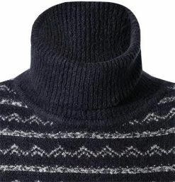 CINQUE Pullover Cibruno 6032-7519/69 Rollkragenpullover, Baumwolle, Nachtblau-grau gemustert, Nachtblau -striangebote 377617 norm2