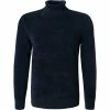 Marc O'Polo Pullover 129 5102 60286/896 Rollkragenpullover, Bio Baumwolle, Nachtblau