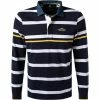 N.Z.A. Rugby-Shirt 21GN200/1601 Pullover, Baumwolle, Navy-weiß gestreift, Navy-weiß-gelb -striangebote 377673 master