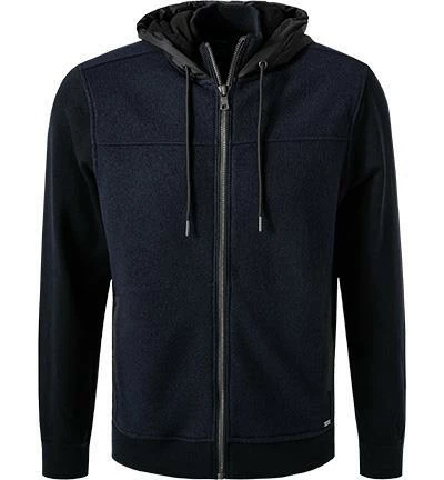 OLYMP Casual Modern Fit Sweatjacke 5506/86/18 Strickjacke, Wolle, Marineblau, Marine 4 OLYMP Casual Modern Fit Sweatjacke 5506/86/18 Strickjacke, Wolle, Marineblau, Marine – Bild 2