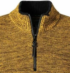 camel active Pullover 409586/6K06/60 Troyer, Baumwolle, Gelb-schwarz meliert, Gold -striangebote 377823 norm2