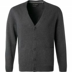 Marc O'Polo Cardigan 129 6168 61030/991 Schurwolle, Anthrazit