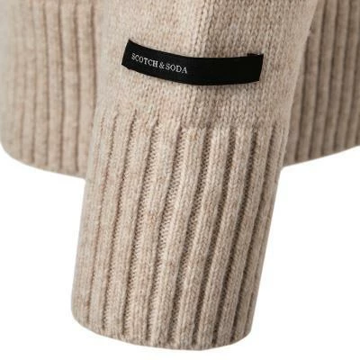 Scotch & Soda Pullover 164000/4307 Wolle-Alpaka, Hellbeige meliert, Hellbeige 6 Scotch & Soda Pullover 164000/4307 Wolle-Alpaka, Hellbeige meliert, Hellbeige – Bild 4