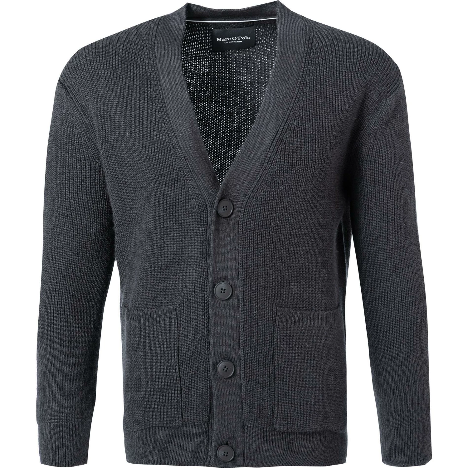 Marc O'Polo Cardigan 129 5103 61032/991 Schurwolle-Alpaka, Anthrazit 3 Marc O'Polo Cardigan 129 5103 61032/991 Schurwolle-Alpaka, Anthrazit