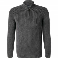 JOOP! Troyer Henricus 30029739/001 Modern Fit, Baumwolle, Anthrazit, Schwarz