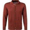 Stenströms Cardigan 420102/1355/564 Merinowolle waschbar, Rostbraun