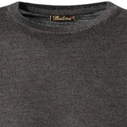 Stenströms Pullover 420081/1355/295 Merinowolle extrafein waschbar, Dunkelbraun meliert, Dunkelbraun -striangebote 378026 norm2