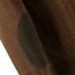 Stenströms Pullover 422281/1355/284 Merinowolle waschbar, Schokobraun meliert, Schokobraun -striangebote 378036 norm3