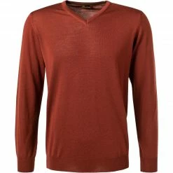 Stenströms Pullover 422281/1355/564 Merinowolle waschbar, Rostbraun