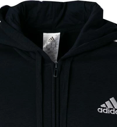 adidas ORIGINALS M CUT 3S FZ legink-white GK9587 Sweatjacke, Baumwolle, Dunkelblau meliert 5 adidas ORIGINALS M CUT 3S FZ legink-white GK9587 Sweatjacke, Baumwolle, Dunkelblau meliert – Bild 3