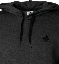 adidas ORIGINALS M 3S FL Hoodie grey-black GK9082 Baumwolle, Dunkelgrau meliert -striangebote 378111 norm2