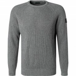 NORTH SAILS Pullover 699438-000/0928 Wolle, Mittelgrau meliert, Mittelgrau