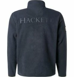 HACKETT Sweatjacke HM580931/5DE Fleecejacke, Classic Fit, Mikrofaser, Navy-orange, Navy-orange-grün -striangebote 378216 norm3