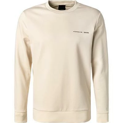 BOSS Sweatshirt Stadler 50457041/131 Baumwolle, Hellbeige 4 BOSS Sweatshirt Stadler 50457041/131 Baumwolle, Hellbeige – Bild 2