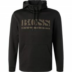BOSS Hoodie Soody 50456422/001 Baumwolle, Schwarz