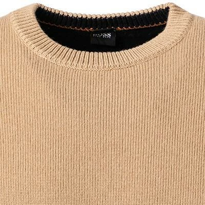 BOSS Pullover Kontreal 50434315/262 Wolle, Beige, Mittelbeige 5 BOSS Pullover Kontreal 50434315/262 Wolle, Beige, Mittelbeige – Bild 3