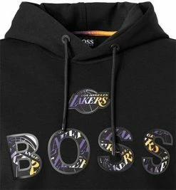 BOSS Hoodie WBounce 50461971/002 NBA Capsule Kollektion, Baumwolle, Schwarz, Schwarz-lila 11 BOSS Hoodie WBounce 50461971/002 NBA Capsule Kollektion, Baumwolle, Schwarz, Schwarz-lila -striangebote 378300 norm2