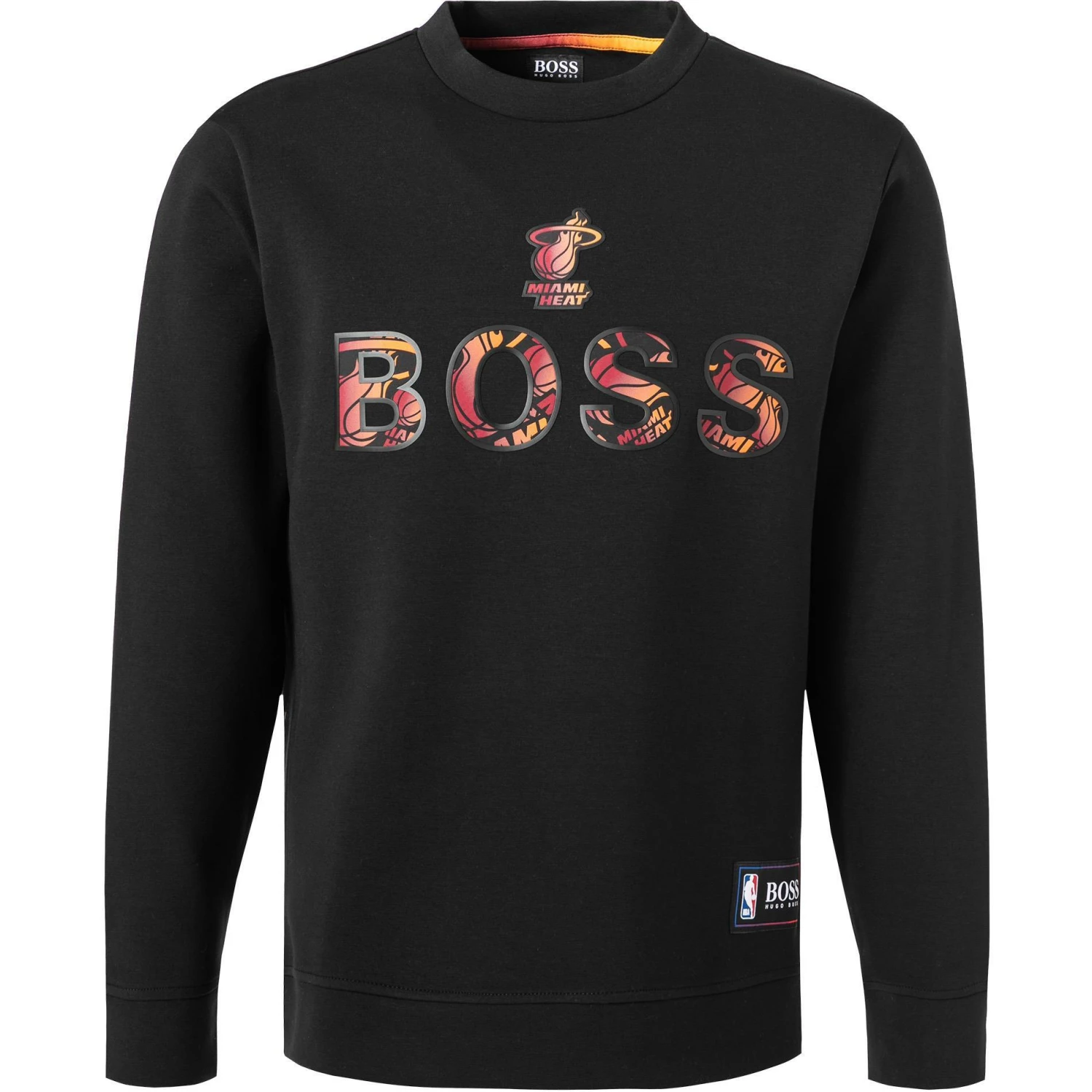 BOSS Sweatshirt Windmill 50461981/008 NBA Capsule Kollektion, Baumwolle, Schwarz, Schwarz-orange 3 BOSS Sweatshirt Windmill 50461981/008 NBA Capsule Kollektion, Baumwolle, Schwarz, Schwarz-orange