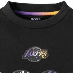 BOSS Sweatshirt Windmill 50461981/002 NBA Capsule Kollektion, Baumwolle, Schwarz, Schwarz-lila 10 BOSS Sweatshirt Windmill 50461981/002 NBA Capsule Kollektion, Baumwolle, Schwarz, Schwarz-lila -striangebote 378310 norm2