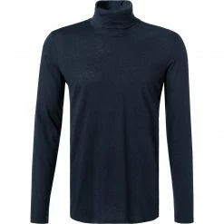 OLYMP Level Five Body Fit Longsleeve 5641/84/18 Baumwolle-Kaschmir, Marineblau meliert, Marine