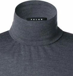 Falke Pullover 60178/3970 Rollkragenpullover, Schurwolle, Dunkelgrau meliert, Dunkelgrau -striangebote 378405 norm2