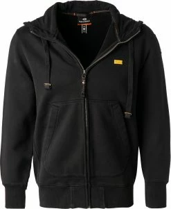 PARAJUMPERS Sweatjacke PMFLECF15/541 Sweatjacke Baumwolle, Schwarz