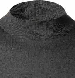 John Smedley Pullover Harcourt/slate grey Stehkragenpullover, Standard Fit, Merinowolle extrafein, Grau -striangebote 378505 norm2