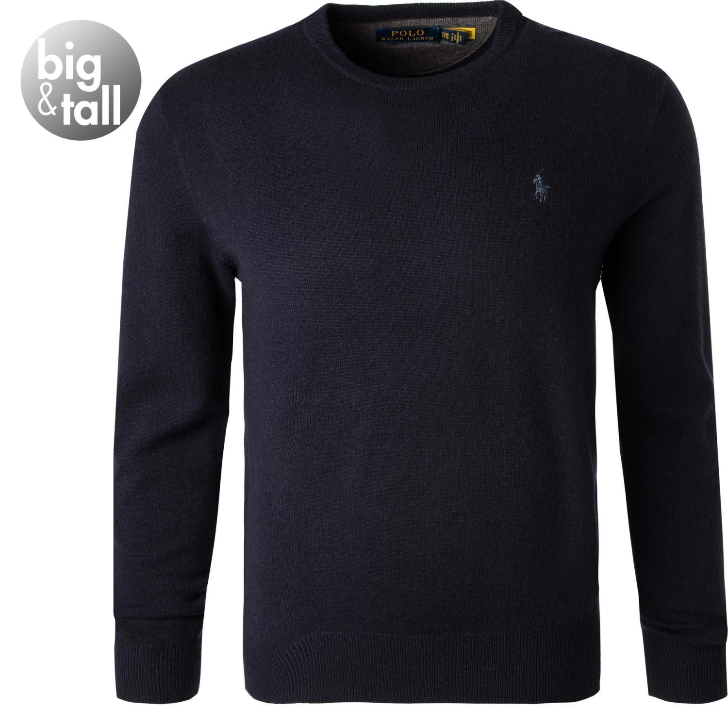 Polo Ralph Lauren Pullover 711667378/001 Big&Tall, Wolle, Navy meliert, Navy 3 Polo Ralph Lauren Pullover 711667378/001 Big&Tall, Wolle, Navy meliert, Navy