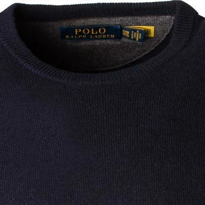 Polo Ralph Lauren Pullover 711667378/001 Big&Tall, Wolle, Navy meliert, Navy 5 Polo Ralph Lauren Pullover 711667378/001 Big&Tall, Wolle, Navy meliert, Navy – Bild 3