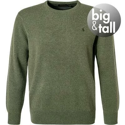 Polo Ralph Lauren Pullover 711667378/010 Big&Tall, Wolle, Olivgrün meliert, Olive 4 Polo Ralph Lauren Pullover 711667378/010 Big&Tall, Wolle, Olivgrün meliert, Olive – Bild 2