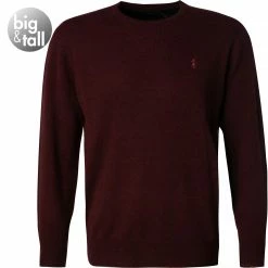 Polo Ralph Lauren Pullover 711667378/012 Big&Tall, Wolle, Bordeaux meliert, Bordeaux