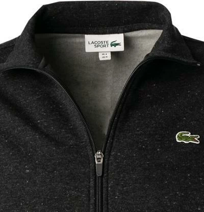 LACOSTE Sweatjacke SH1559/H88 Baumwolle, Anthrazit meliert, Anthrazit 5 LACOSTE Sweatjacke SH1559/H88 Baumwolle, Anthrazit meliert, Anthrazit – Bild 3