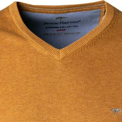 Fynch-Hatton Pullover 1221 211/132 Baumwolle, Hellbraun meliert, Hellbraun 5 Fynch-Hatton Pullover 1221 211/132 Baumwolle, Hellbraun meliert, Hellbraun – Bild 3