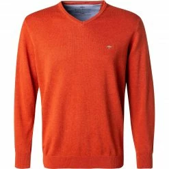 Fynch-Hatton Pullover 1221 211/227 Baumwolle, Orange meliert, Orange