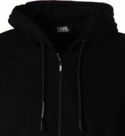 KARL LAGERFELD Sweatjacke 705010/0/512910/990 Baumwolle, Schwarz -striangebote 378721 norm2