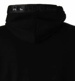 KARL LAGERFELD Sweatjacke 705010/0/512910/990 Baumwolle, Schwarz -striangebote 378721 norm4
