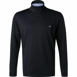 Fynch-Hatton Rollkragenpullover 1221 1704/685 Rollkragenshirt, Pima Baumwolle, Navy