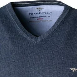 Fynch-Hatton Pullover 1221 214/680 Pullunder, Baumwolle, Nachtblau meliert, Nachtblau 8 Fynch-Hatton Pullover 1221 214/680 Pullunder, Baumwolle, Nachtblau meliert, Nachtblau -striangebote 378729 norm2
