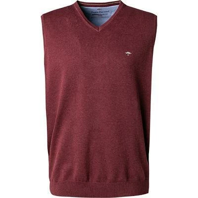 Fynch-Hatton Pullover 1221 214/550 Pullunder, Baumwolle, Weinrot meliert, Weinrot 4 Fynch-Hatton Pullover 1221 214/550 Pullunder, Baumwolle, Weinrot meliert, Weinrot – Bild 2