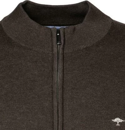 Fynch-Hatton Cardigan 1221 212/892 Strickjacke, Baumwolle, Dunkelbraun 5 Fynch-Hatton Cardigan 1221 212/892 Strickjacke, Baumwolle, Dunkelbraun – Bild 3