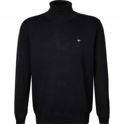 Fynch-Hatton Rollkragenpullover 1221 216/690 Baumwolle, Navy