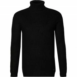 JOOP! Pullover Orlin 30029746/001 Rollkragenpullover, Wolle, Schwarz