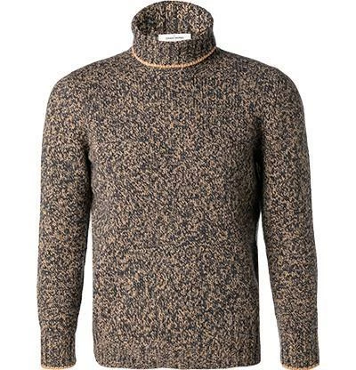 Gran Sasso Rolli 10182/25701/711 Rollkragenpullover, Schurwolle, Beige-blau meliert, Beige 4 Gran Sasso Rolli 10182/25701/711 Rollkragenpullover, Schurwolle, Beige-blau meliert, Beige – Bild 2