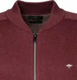 Fynch-Hatton Cardigan 1221 204/550 Strickjacke, Baumwolle, Weinrot meliert, Weinrot -striangebote 378772 norm2