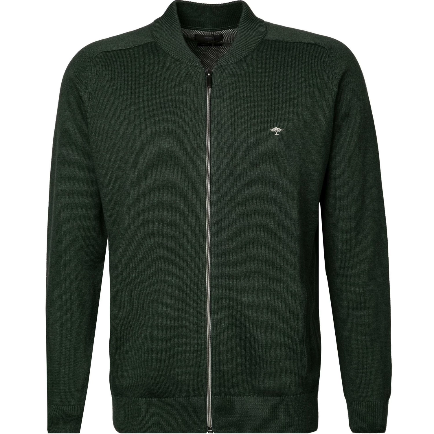 Fynch-Hatton Cardigan 1221 204/768 Strickjacke, Baumwolle, Grün meliert, Grün 3 Fynch-Hatton Cardigan 1221 204/768 Strickjacke, Baumwolle, Grün meliert, Grün