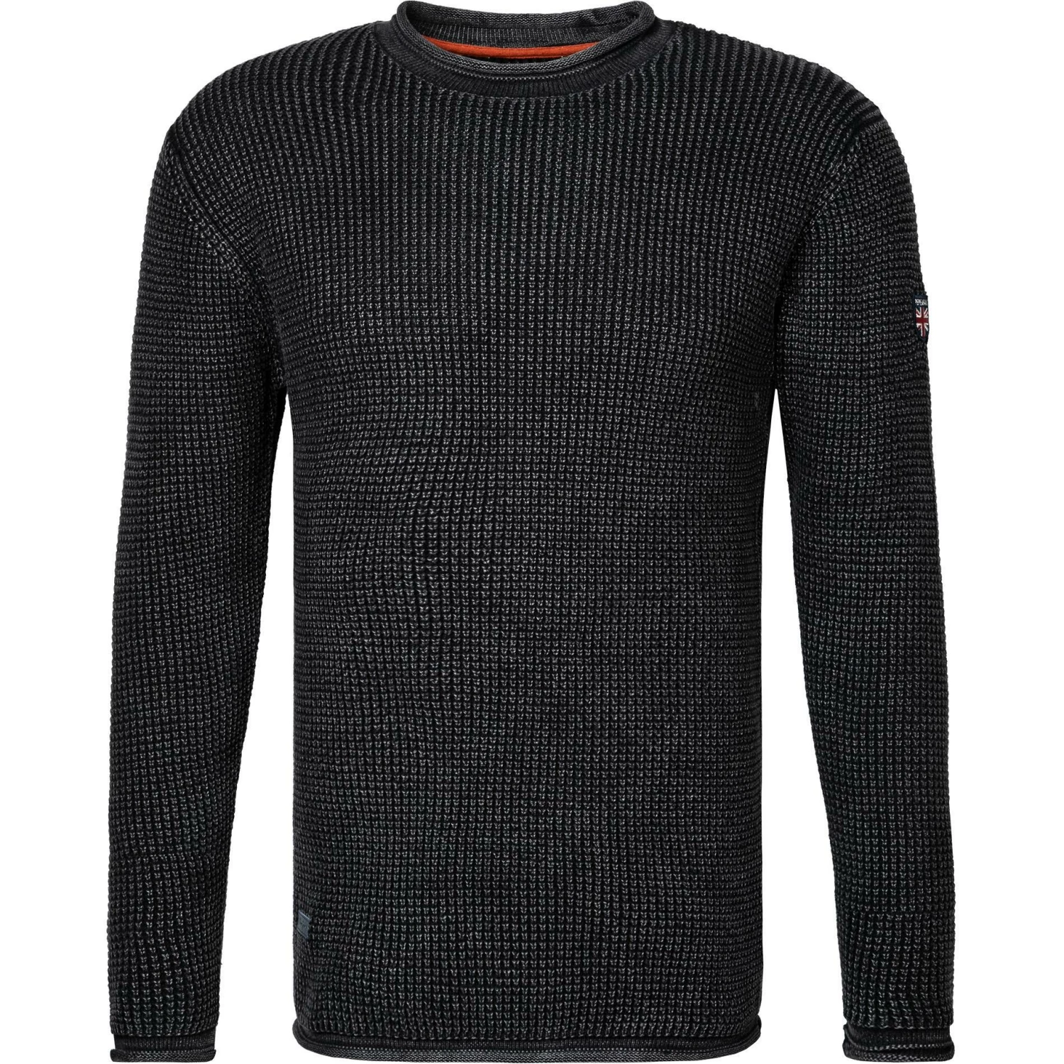 Pepe Jeans Pullover Steven PM702157/985 Baumwolle, Schwarz meliert, Schwarz 3 Pepe Jeans Pullover Steven PM702157/985 Baumwolle, Schwarz meliert, Schwarz