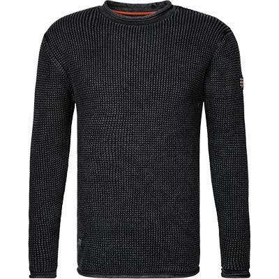 Pepe Jeans Pullover Steven PM702157/985 Baumwolle, Schwarz meliert, Schwarz 4 Pepe Jeans Pullover Steven PM702157/985 Baumwolle, Schwarz meliert, Schwarz – Bild 2