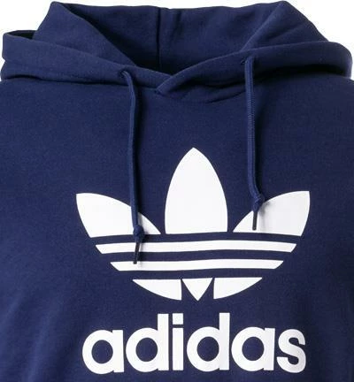 adidas ORIGINALS Hoody night sky-white H06664 Hoodie, Baumwolle, Dunkelblau 5 adidas ORIGINALS Hoody night sky-white H06664 Hoodie, Baumwolle, Dunkelblau – Bild 3